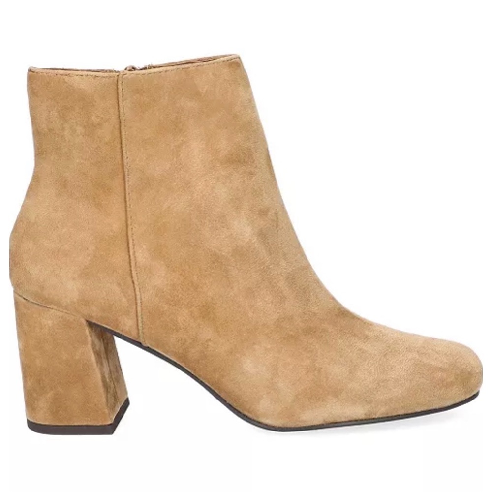New Bella Vita Suede Block Heel Ankle Boots
